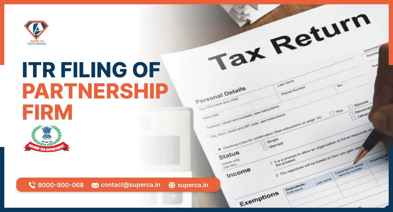 Income Tax Return Filing of Partnership Firm