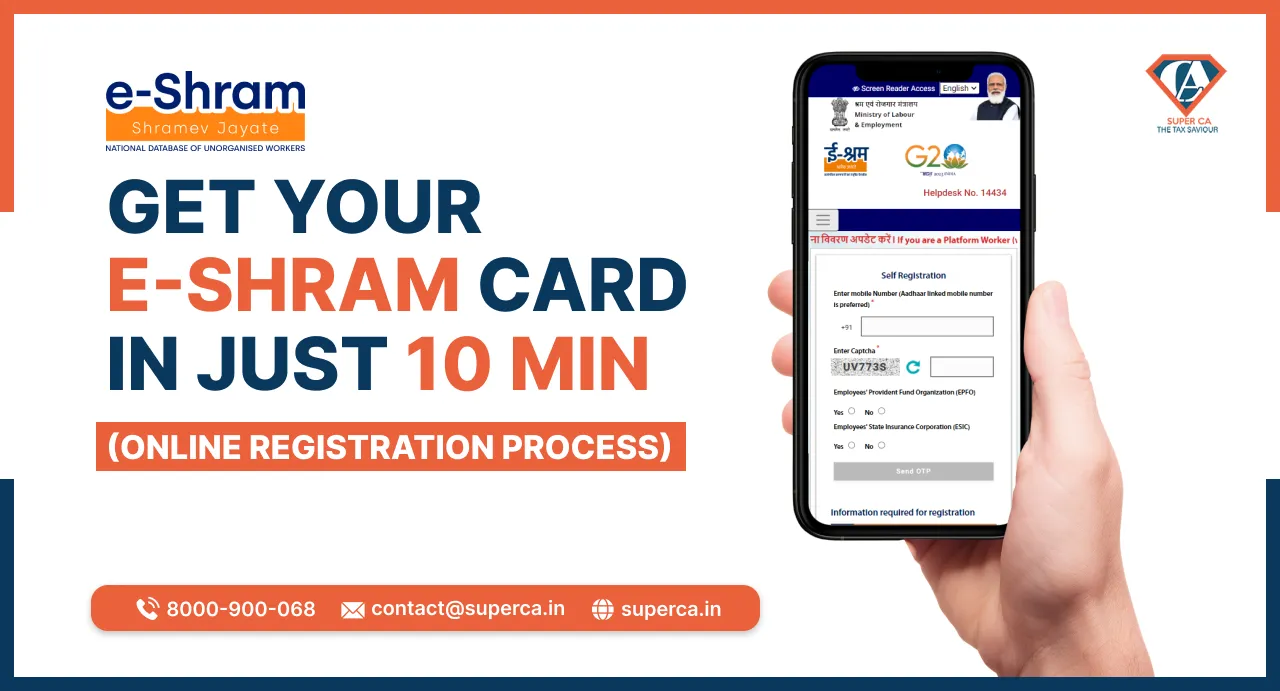 How to do E-Shram Card Registration Online?